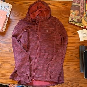 L.L. Bean Women's Hooded Ski Jacket - Burgundy